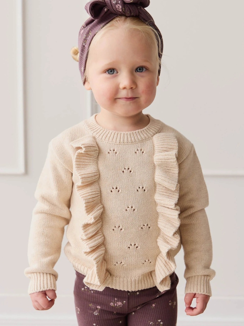 VALENTIA JUMPER - LIGHT OATMEAL MARLE